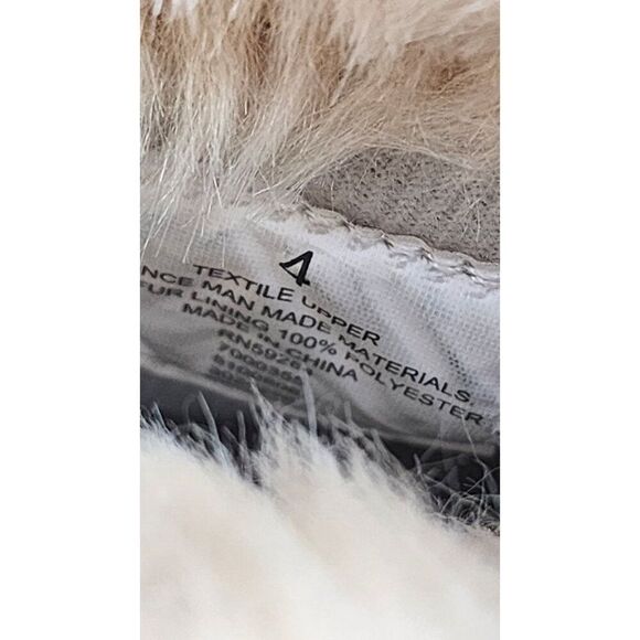 Children's Place Girls Size 4 Winter Shearling Style Boots - Picture 6 of 7